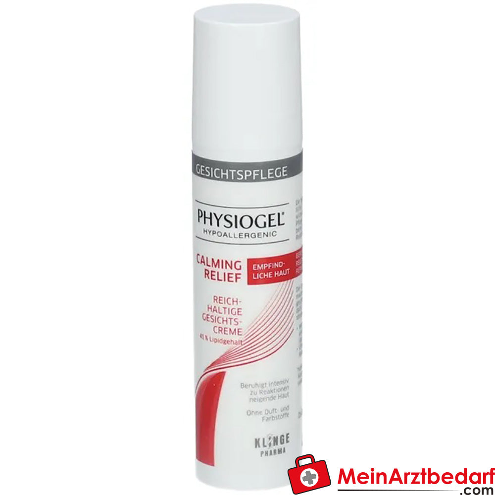 PHYSIOGEL Calming Relief - Reichhaltige Gesichtscreme, 40ml.