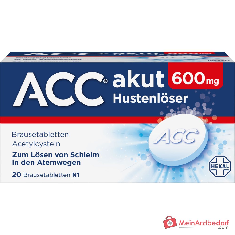 Hexal ACC akut 600 mg Hustenlöser Brausetabletten 10 Stück
