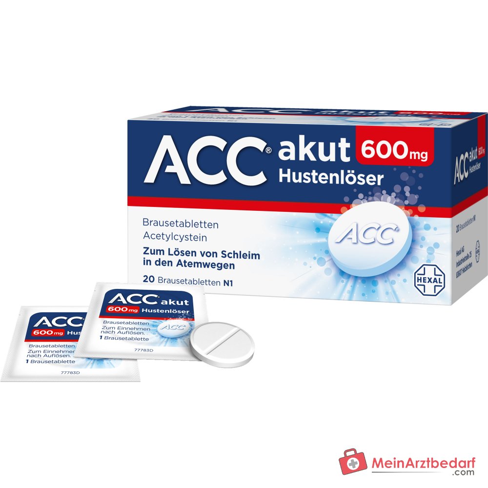 Hexal ACC akut 600 mg Hustenlöser Brausetabletten 10 Stück