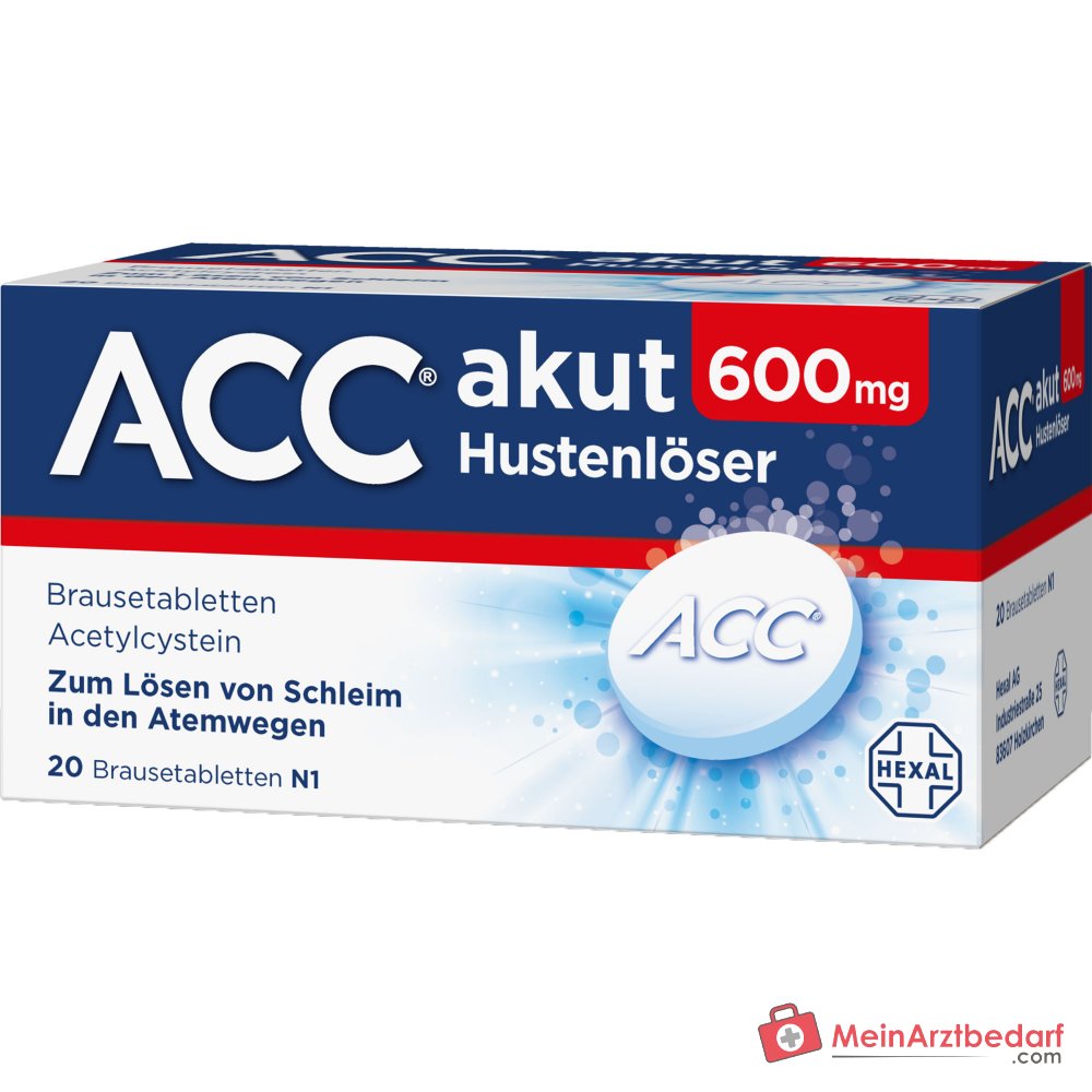 Hexal ACC akut 600 mg Hustenlöser Brausetabletten 10 Stück