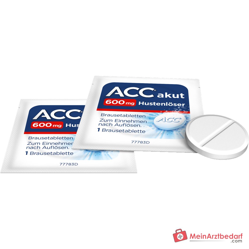 Hexal ACC akut 600 mg Hustenlöser Brausetabletten 10 Stück