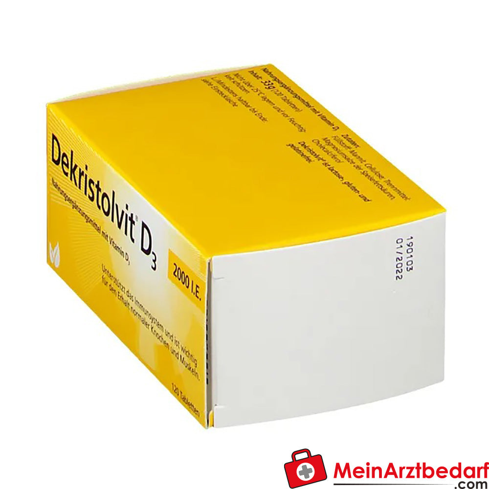 Dekristolvit D3 2000 I.E., 120 St..