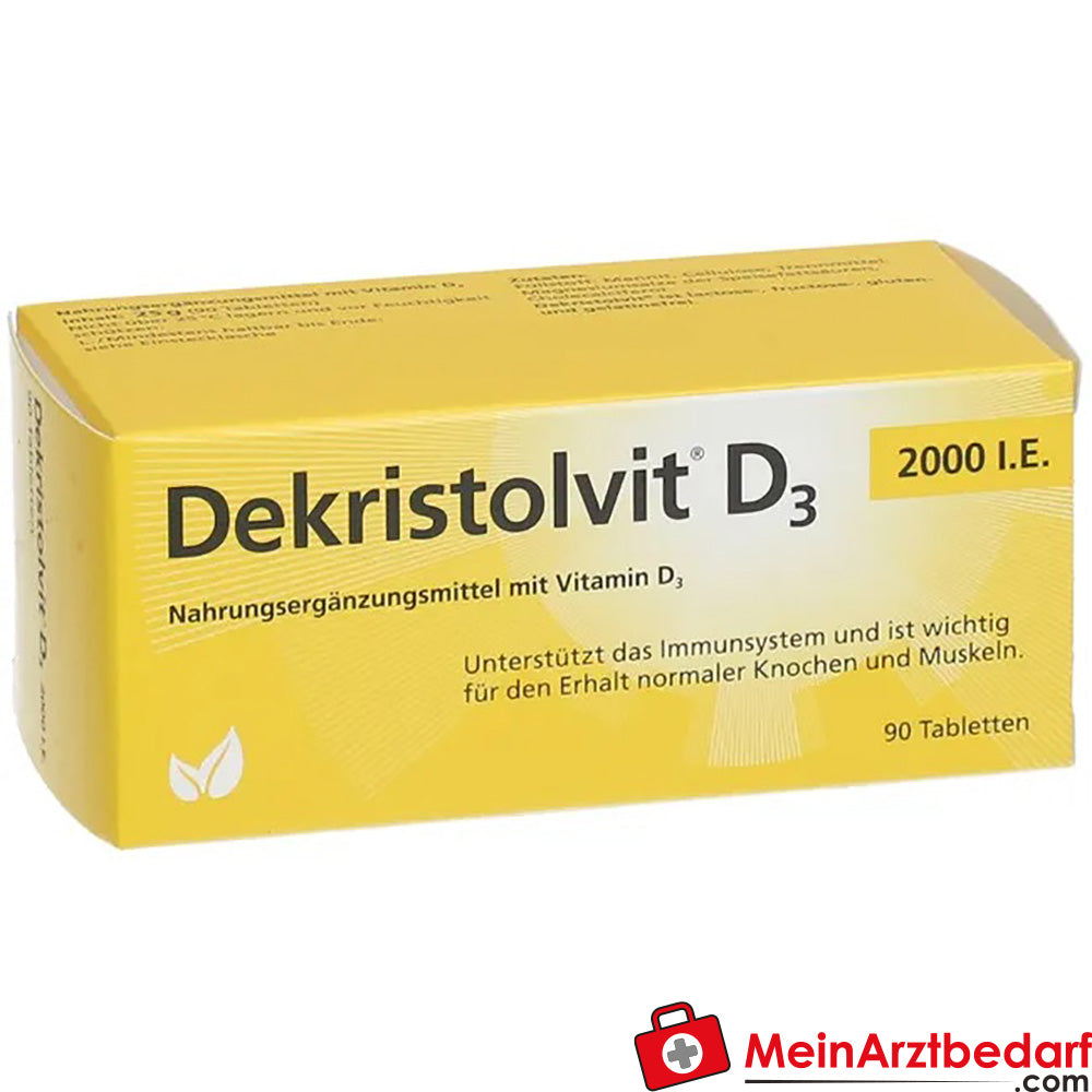 Dekristolvit D3 2000 I.E., 90 St..