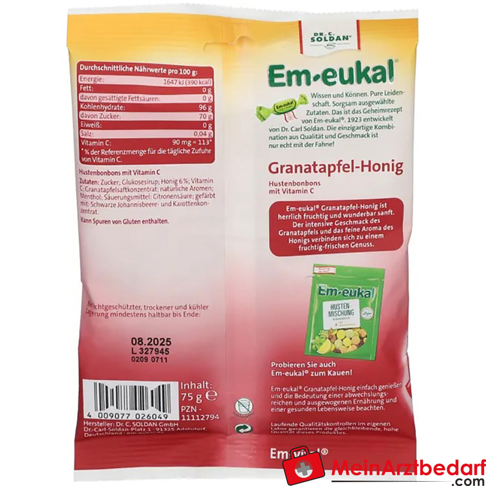 Em-eukal® Granatapfel-Honig, 75g.