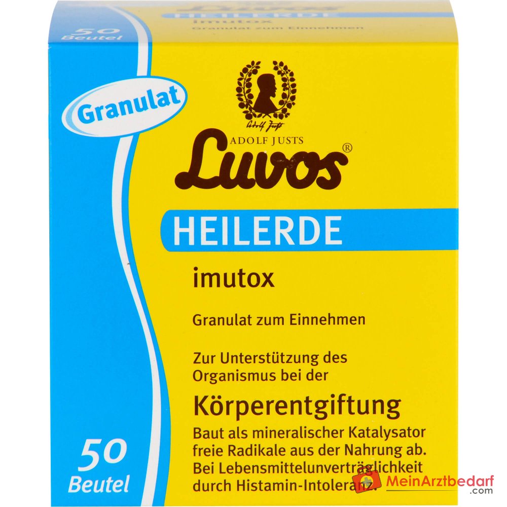 Luvos Adolf Justs Heilerde imutox Granulat, 50 Beutel.