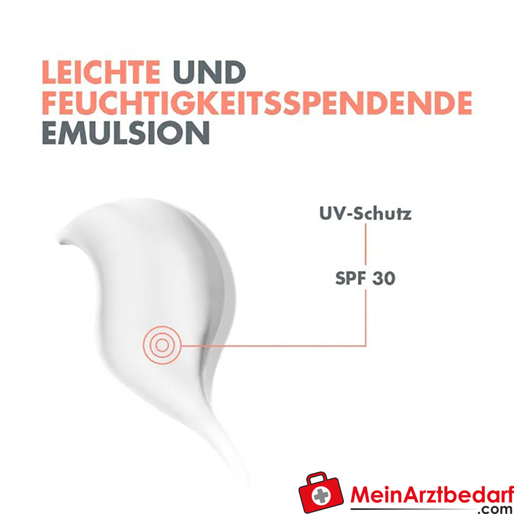 Avène Hydrance leichte UV Feuchtigkeitsemulsion bei Spannungsgefühlen und rauer Haut mit SPF 30, 40ml.