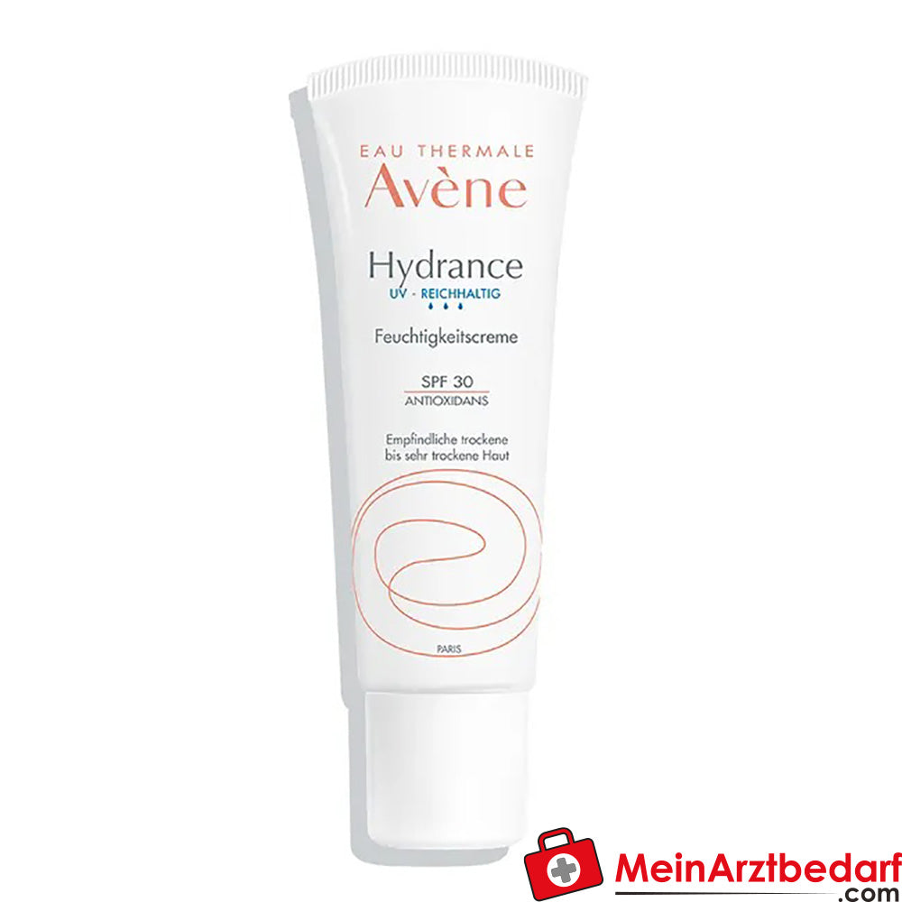 Avène Hydrance reichhaltige UV Feuchtigkeitscreme SPF 30, 40ml.