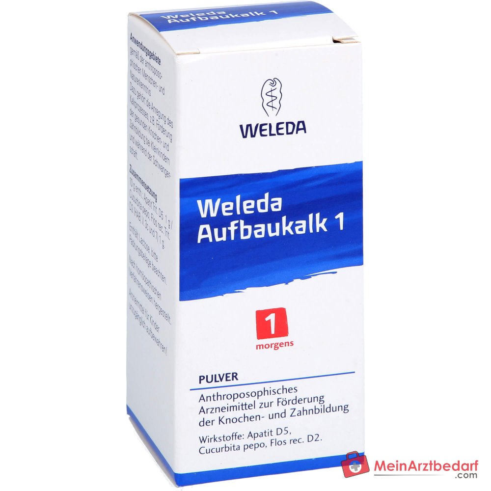 Weleda Aufbaukalk 1 Pulver morgens, 45 g