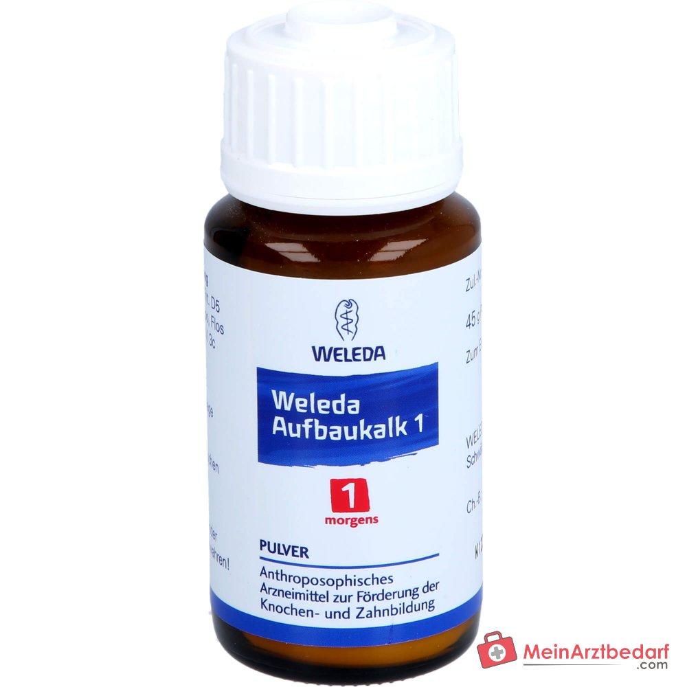 Weleda Aufbaukalk 1 Pulver morgens, 45 g