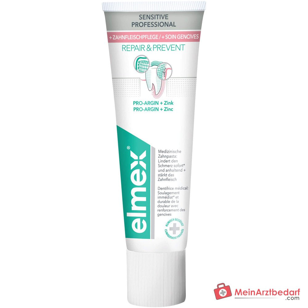 elmex Sensitive Professional Repair & Prevent Arginin / Zink Zahnpasta, 75 ml.