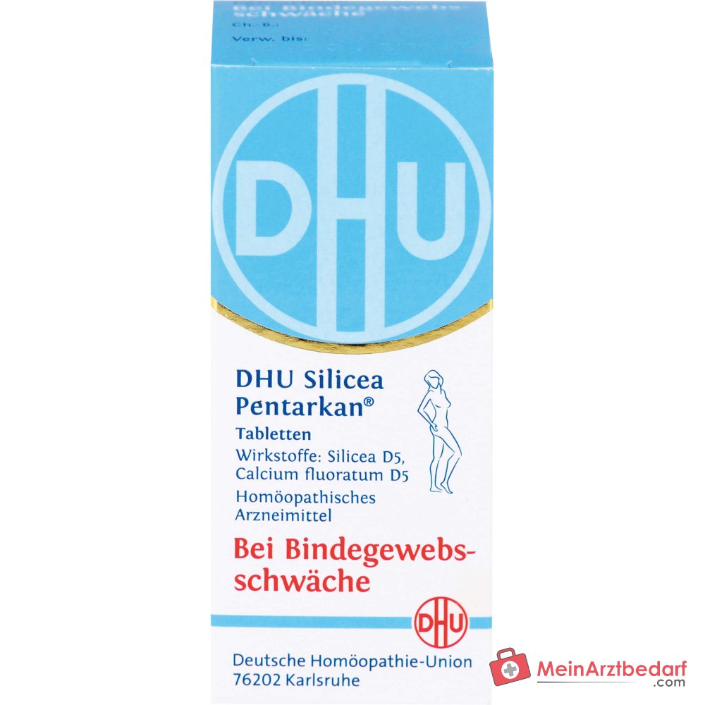 DHU Silicea Pentarkan Silicea / Calcium fluoratum Tabletten, 80 St.