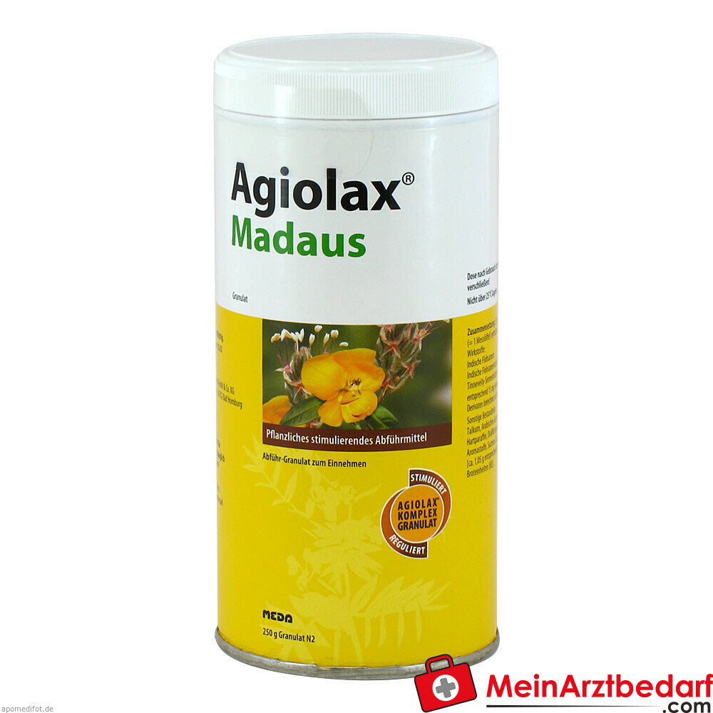 Agiolax Madaus Abführ-Granulat zum Einnehmen.