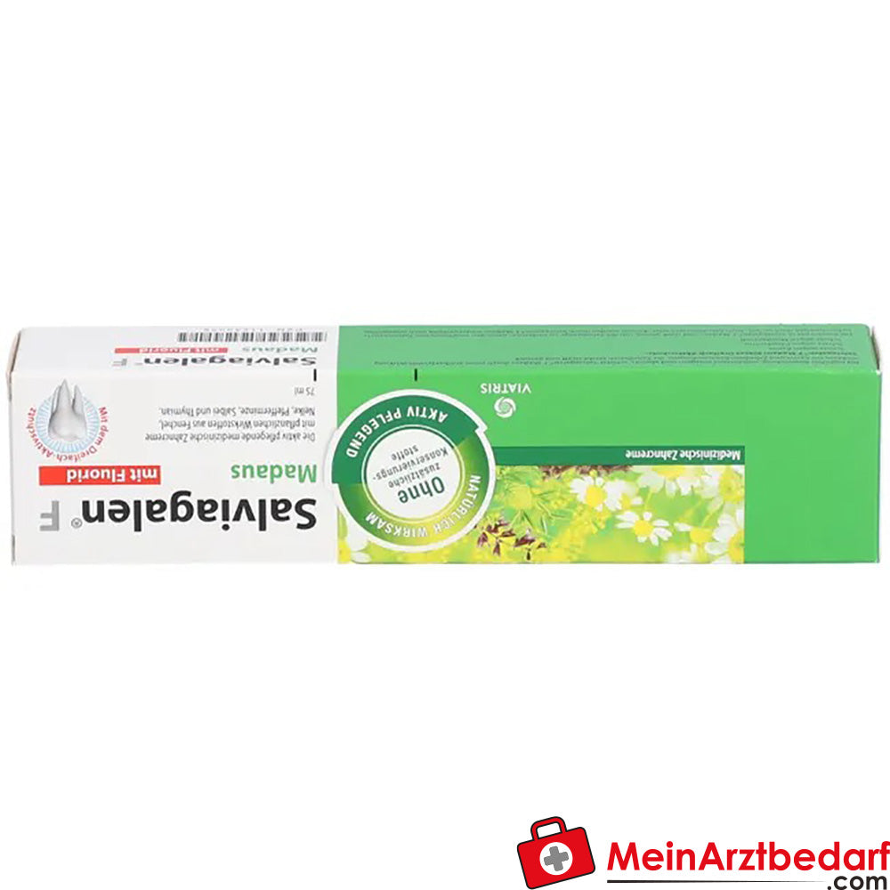 Salviagalen F Madaus|Medizinische Zahnpasta mit Fluorid, 75ml.