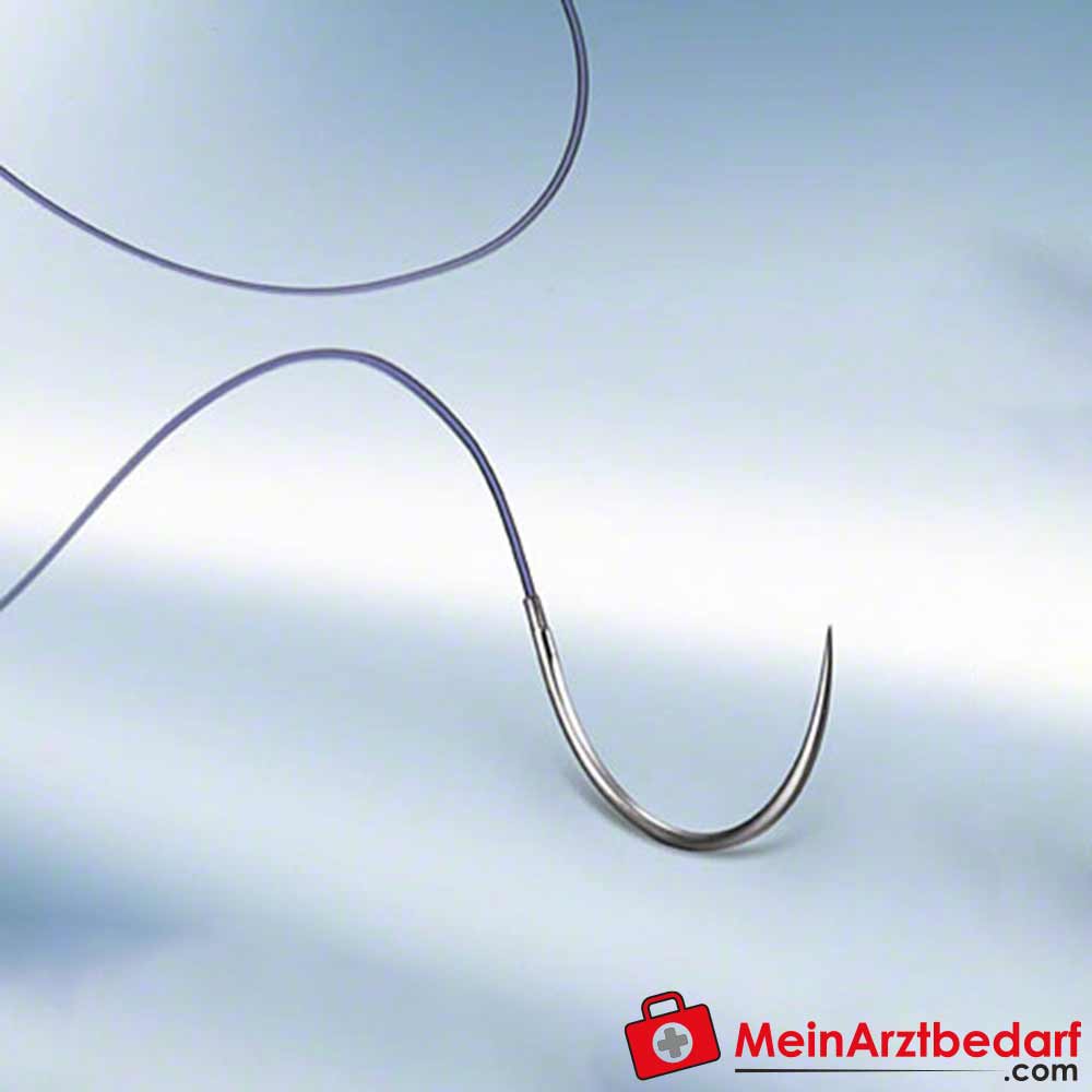 B. Braun Monosyn Nahtmaterial, violett, USP 4/0.