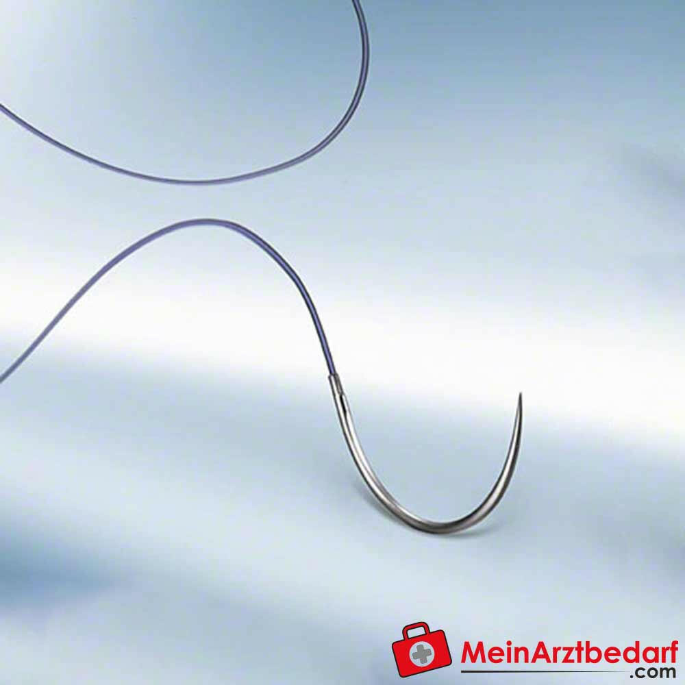 B. Braun Monosyn Nahtmaterial, violett, USP 5/0, 6/0, 7/0.