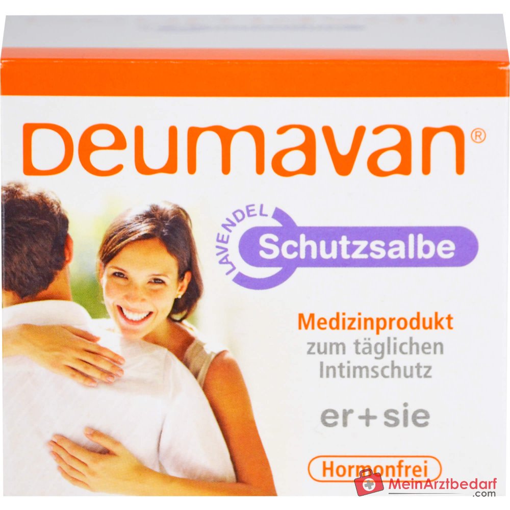 Deumavan Schutzsalbe Lavendel Paraffinum Liquidum / Petrolatum / Paraffin / Tocopheryl Acetate / Lavandula Angustifolia Oil / Linalool Fettsalbe, 100 ml.