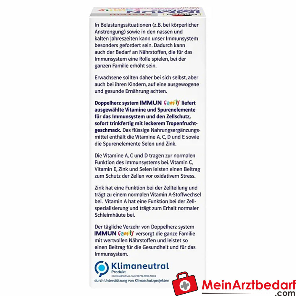 Doppelherz® system IMMUN Multivitamine family, 250ml.
