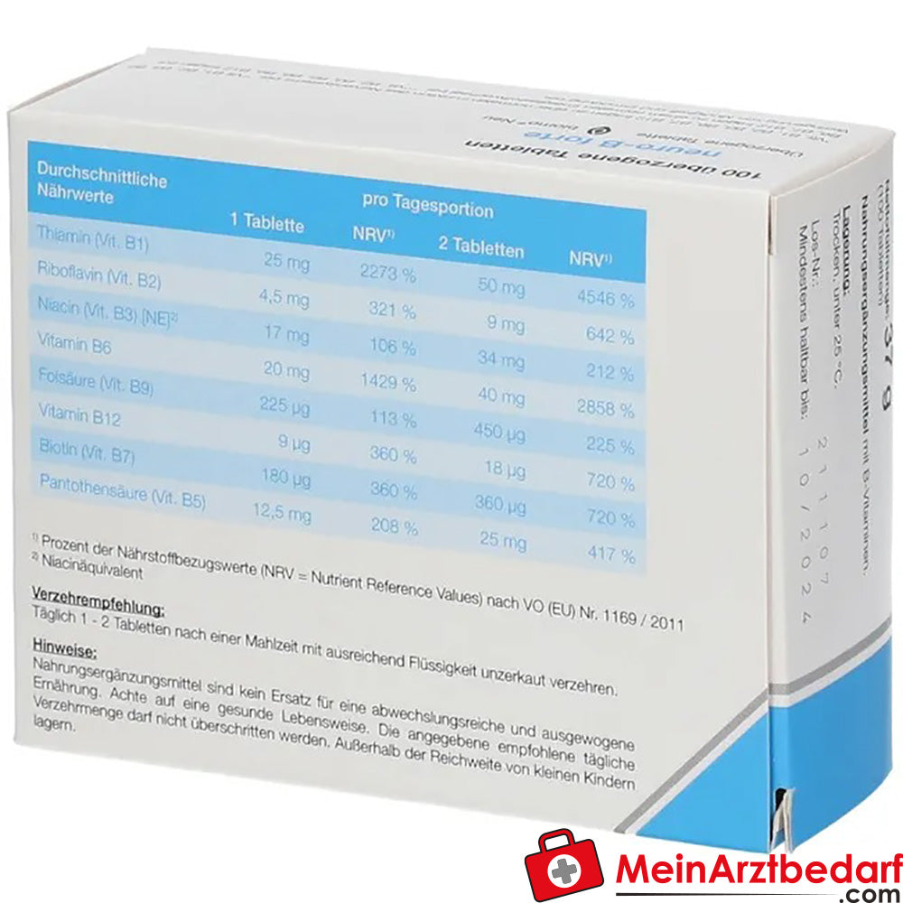neuro-B forte biomo® Neu, 100 St..