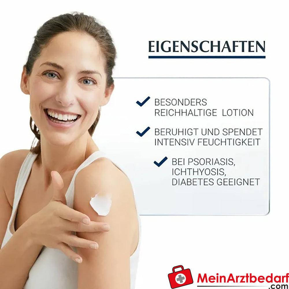 Eucerin® UreaRepair ORIGINAL Lotion 10% – für extrem trockene, juckende und schuppige Haut, 250ml.
