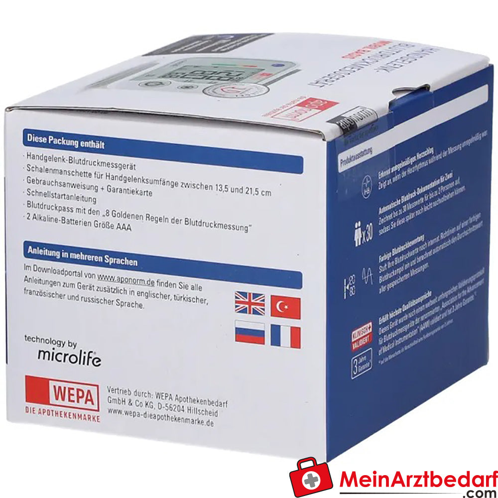 aponorm® Mobil Basis Handgelenk-Blutdruckmessgerät, 1 St..