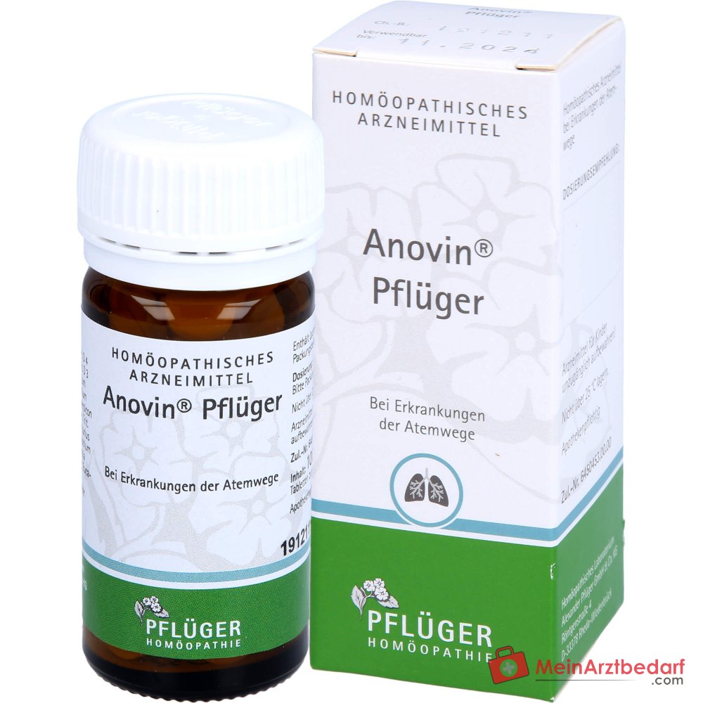 Pflüger Anovin Comprimés Aconitum/Eucalyptus/Gelsemium homéopathique 100 pièces