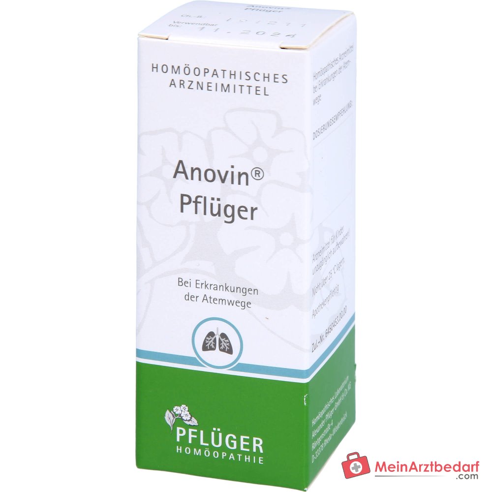 Pflüger Anovin Tabletas Aconitum/Eucalipto/Gelsemium homeopático 100 unidades