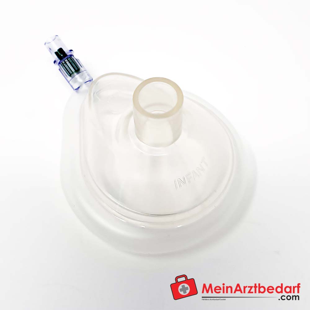 Ambu Wegwerp reanimatiemasker Plus latexvrij met manchetventiel maat 1-6