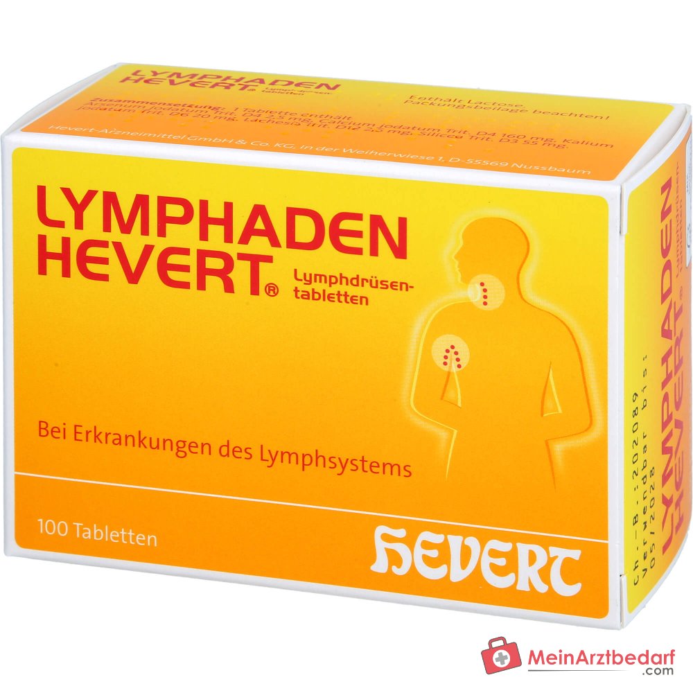 Hevert Lymphaden Hevert Lymphdrüsentabletten, 100 St.
