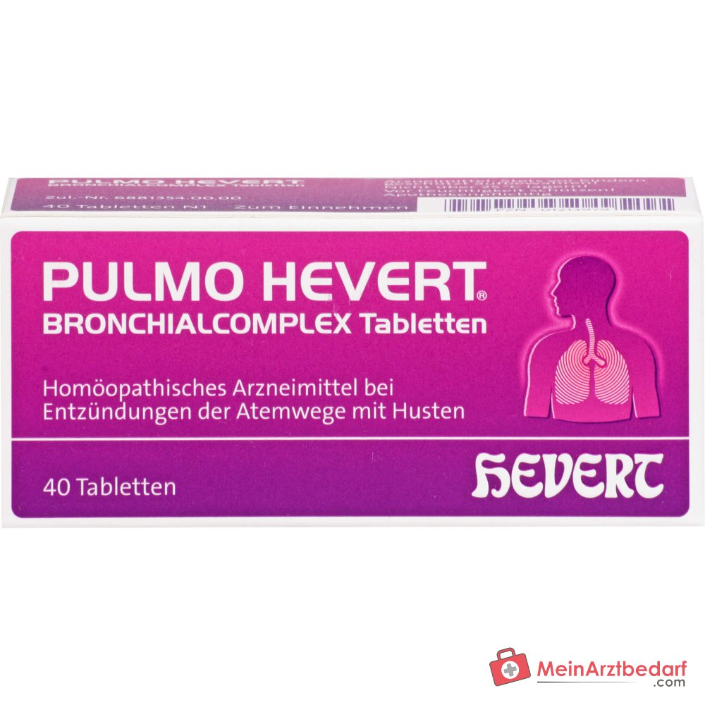 Tabletki Hevert Pulmo Bronchialcomplex, 40 szt.