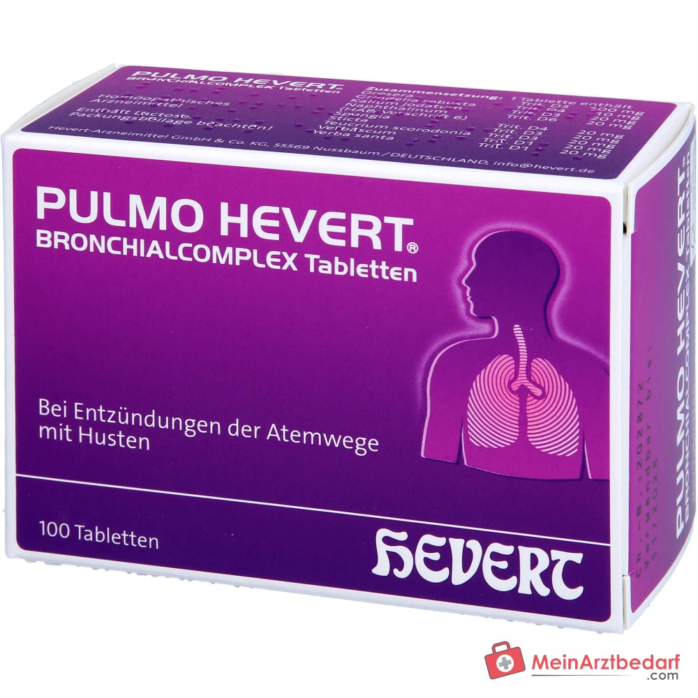 Tabletki Hevert Pulmo Bronchialcomplex, 40 szt.