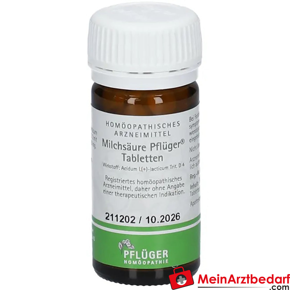 Milchsäure Pflüger® Tabletten.