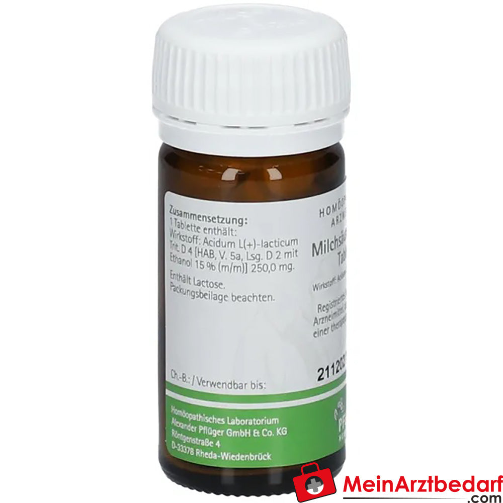 Milchsäure Pflüger® Tabletten.