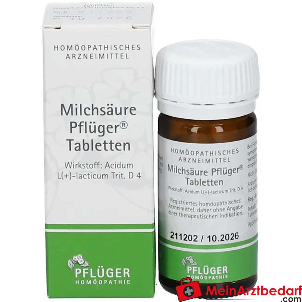 Milchsäure Pflüger® Tabletten.