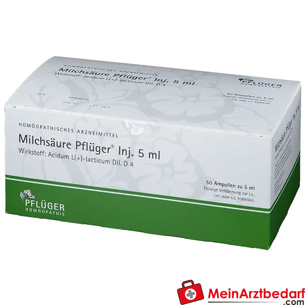Milchsäure Pflüger® Inj. 5 ml.