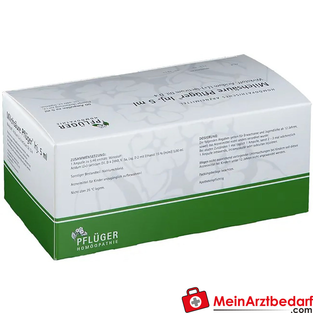 Milchsäure Pflüger® Inj. 5 ml.