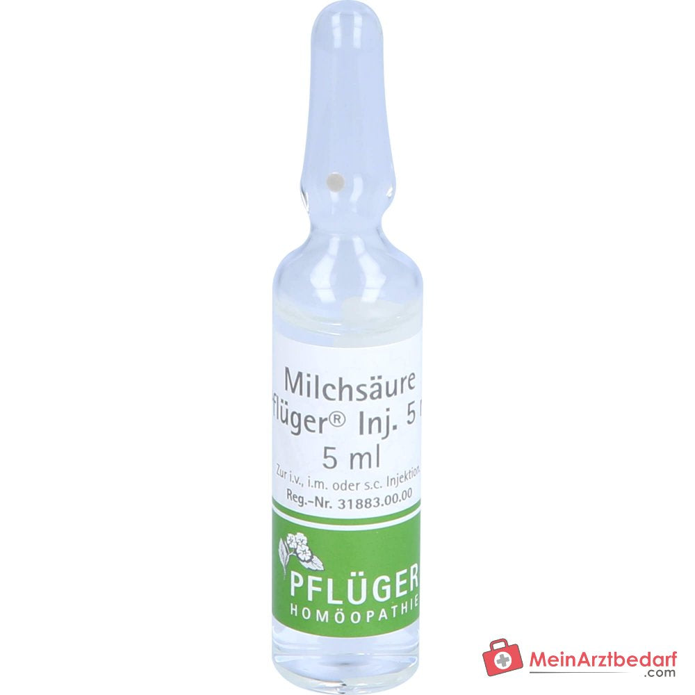 Pflüger Milchsäure (Acidum sarcolacticum D4) Injektionsampullen 5 ml 10 Stück