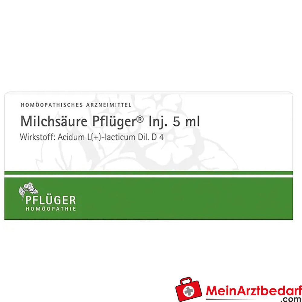 Milchsäure Pflüger® Inj. 5 ml.