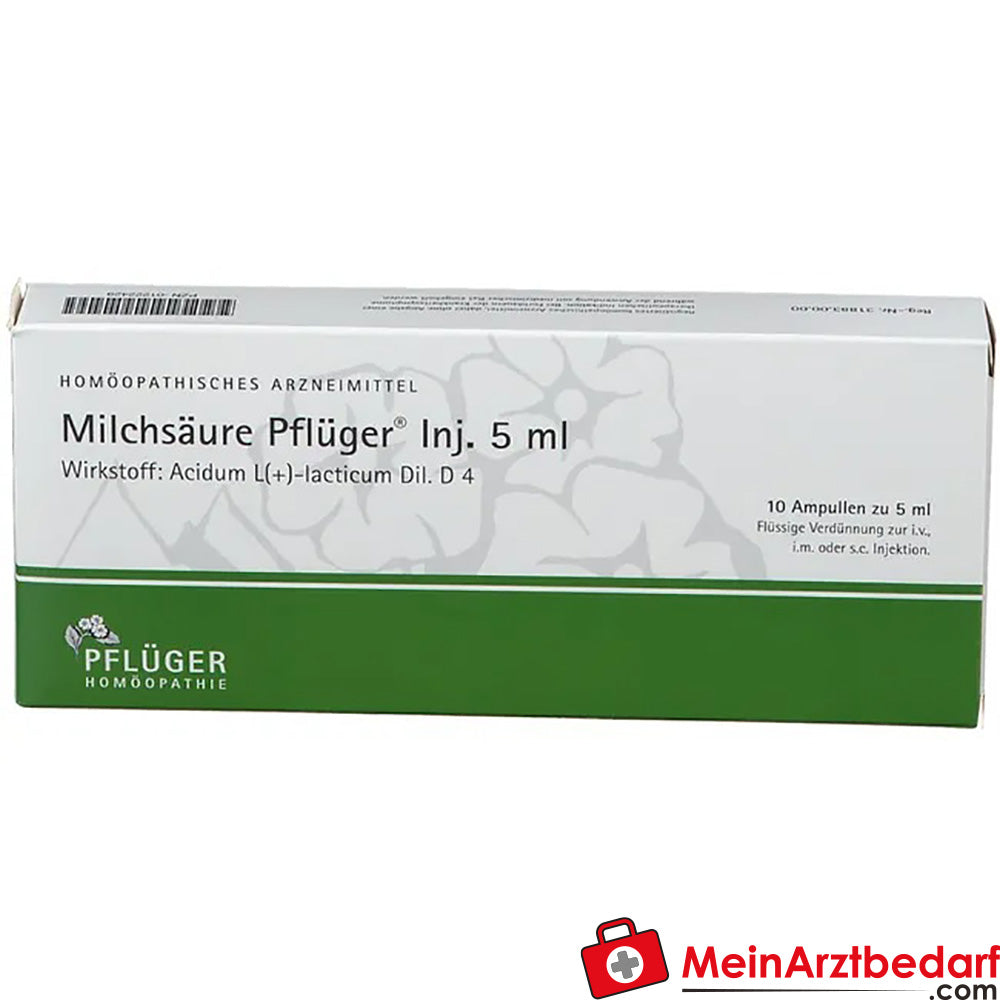 Milchsäure Pflüger® Inj. 5 ml.
