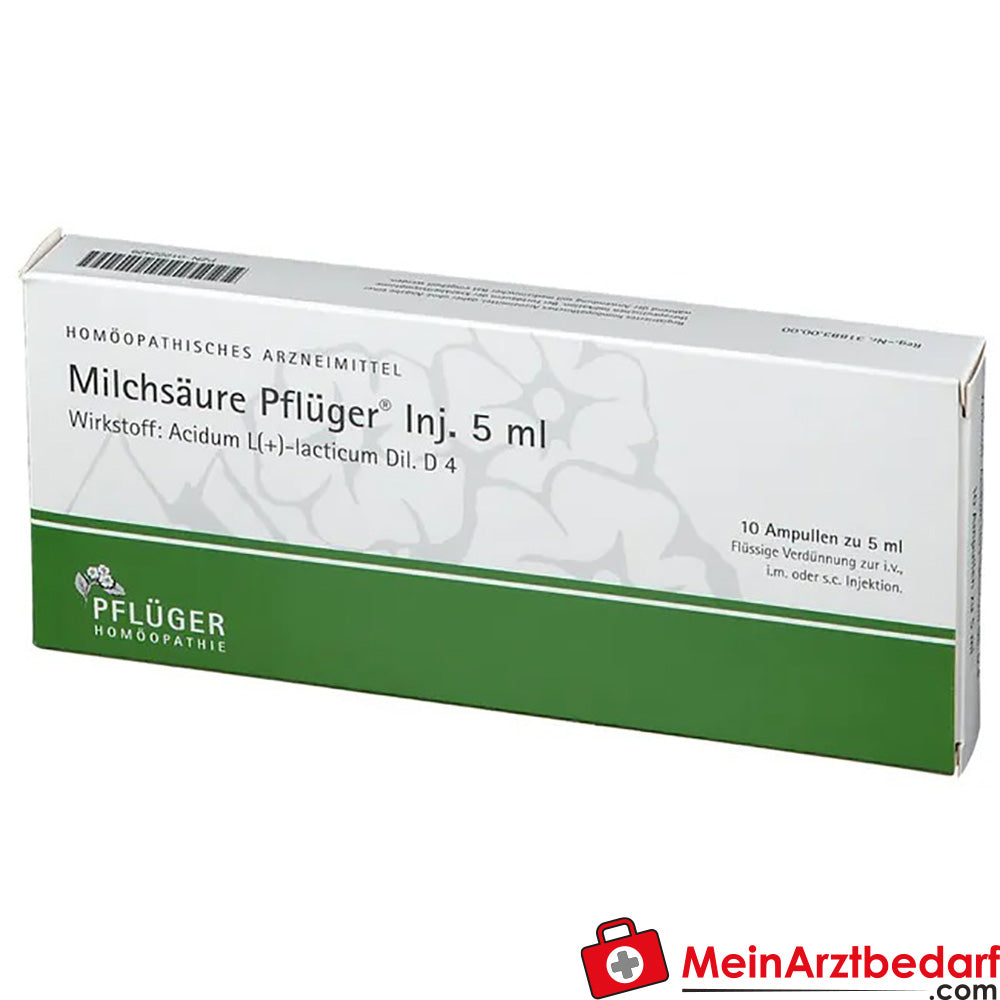 Milchsäure Pflüger® Inj. 5 ml.