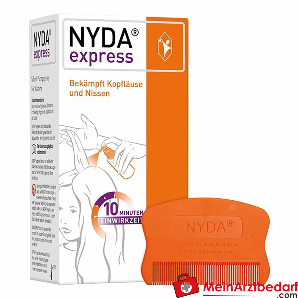 NYDA express gegen Läuse & Nissen, 50ml.