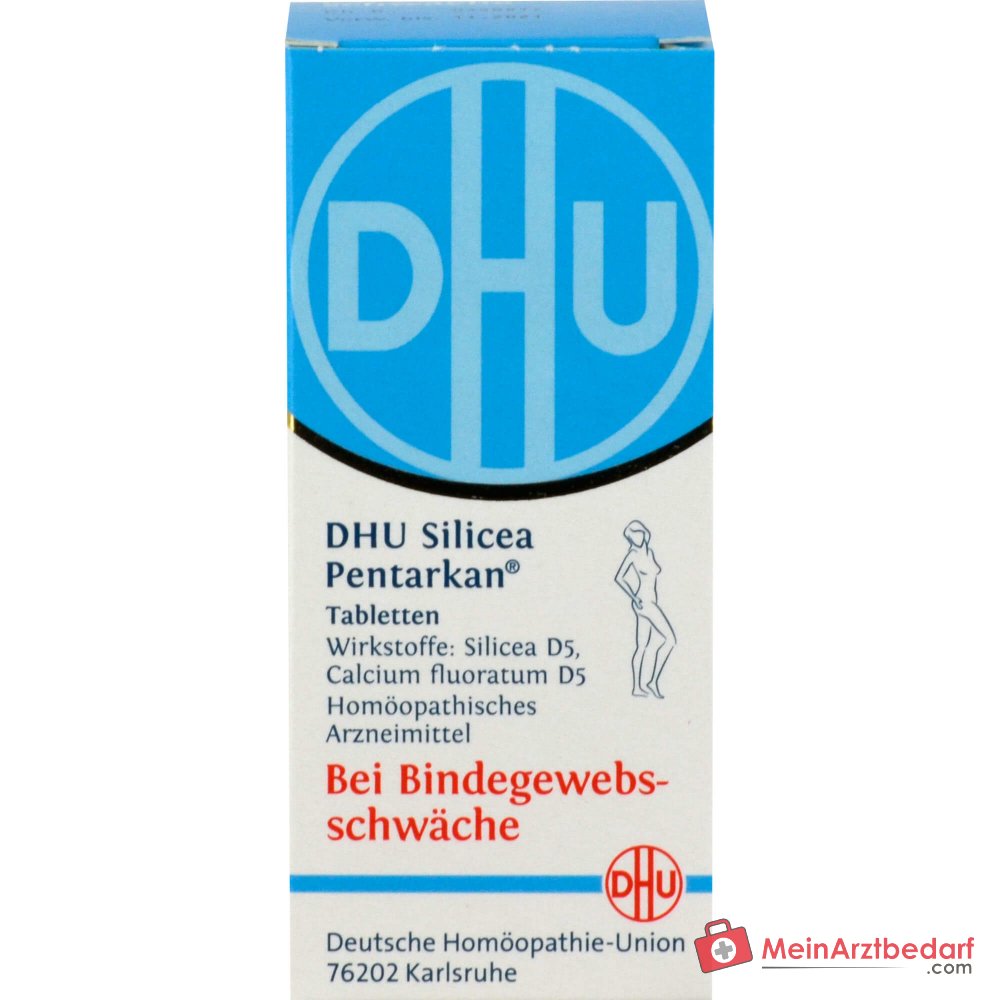DHU Silicea Pentarkan Silicea / Calcium fluoratum Tabletten, 80 St.