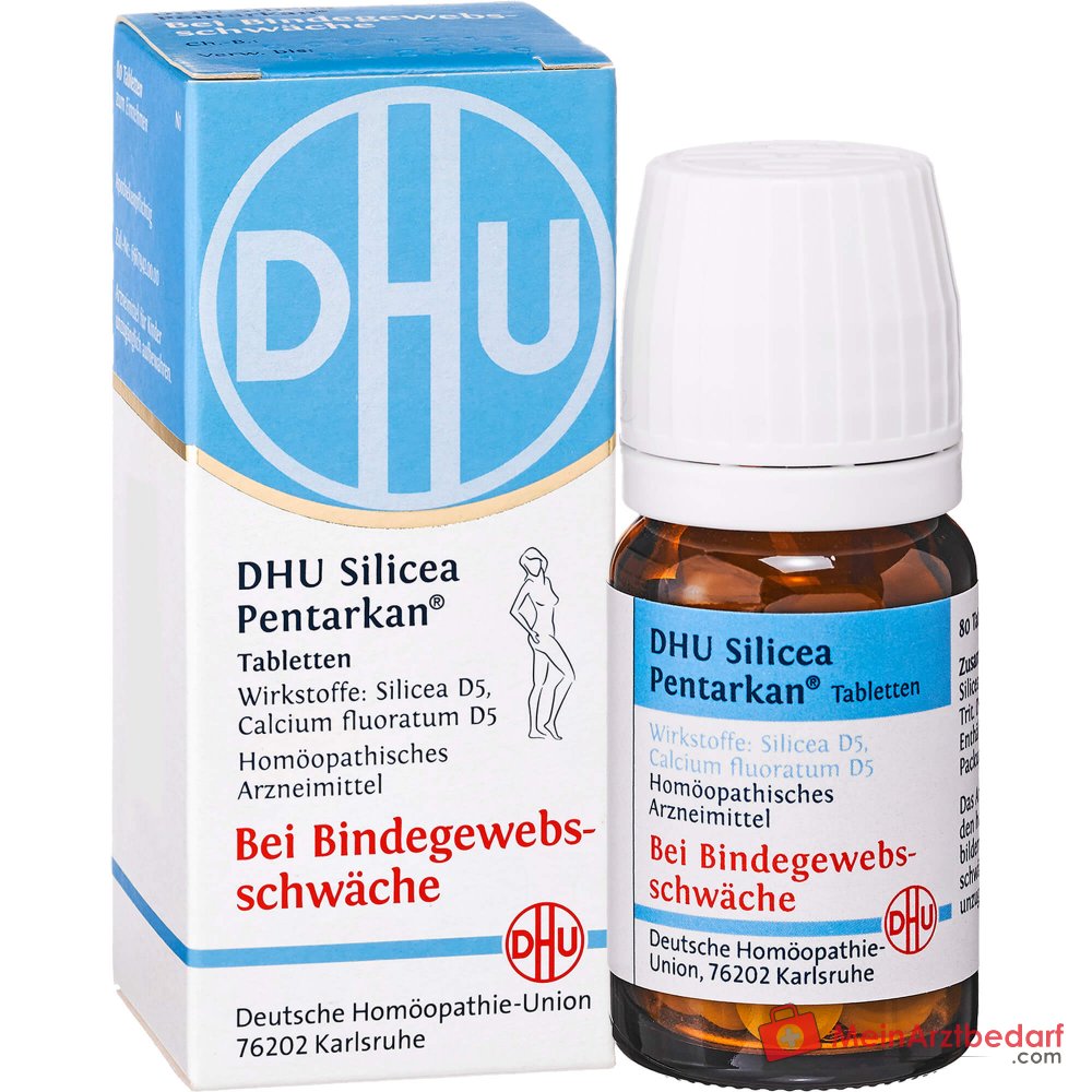 DHU Silicea Pentarkan Silicea / Calcium fluoratum Tabletten, 80 St.