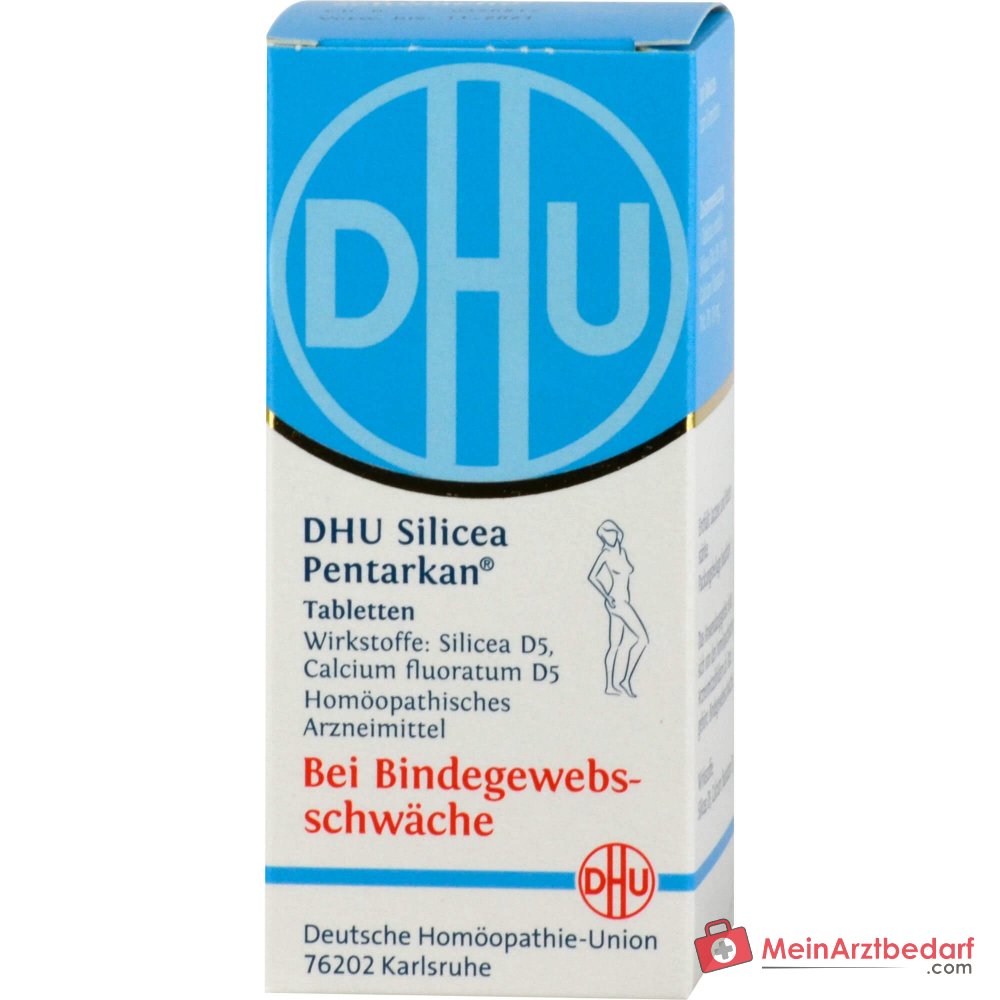 DHU Silicea Pentarkan Silicea / Calcium fluoratum Tabletten, 80 St.