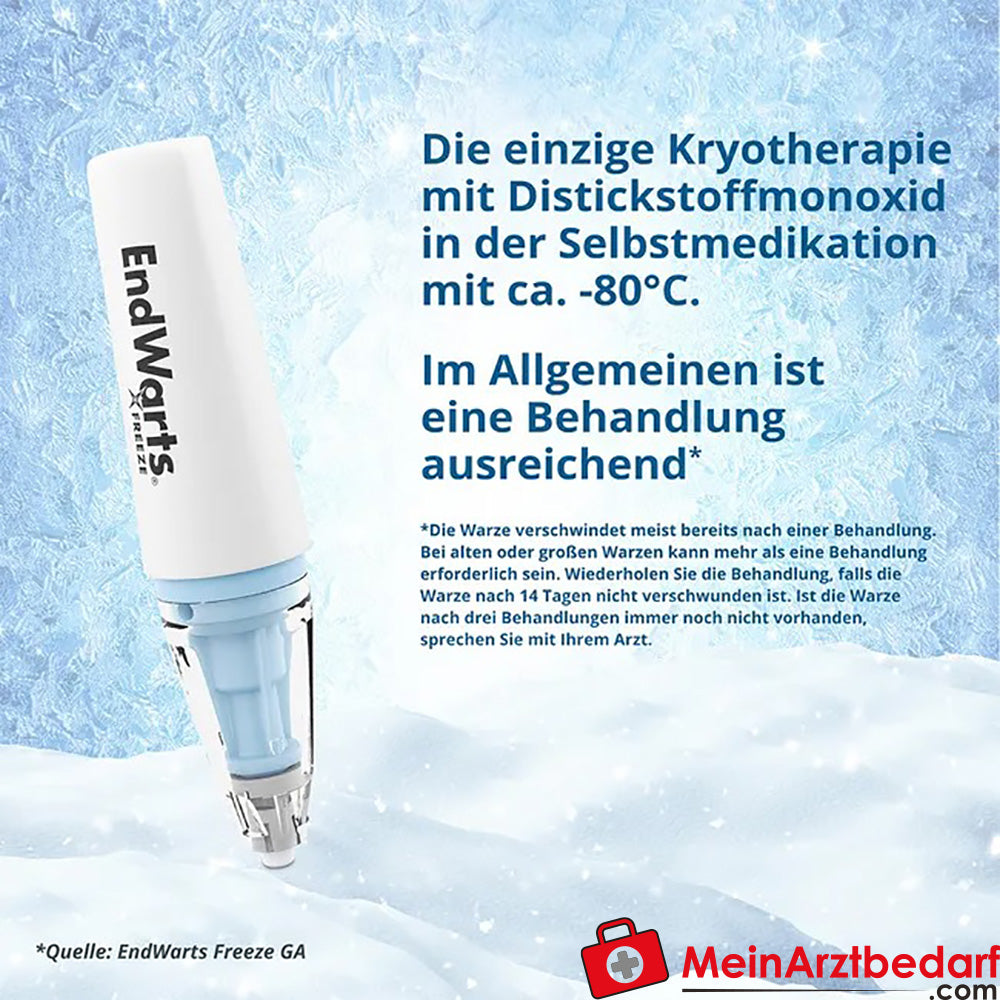EndWarts FREEZE: Vereisungsmittel zur Entfernung von Warzen, 7,5g.