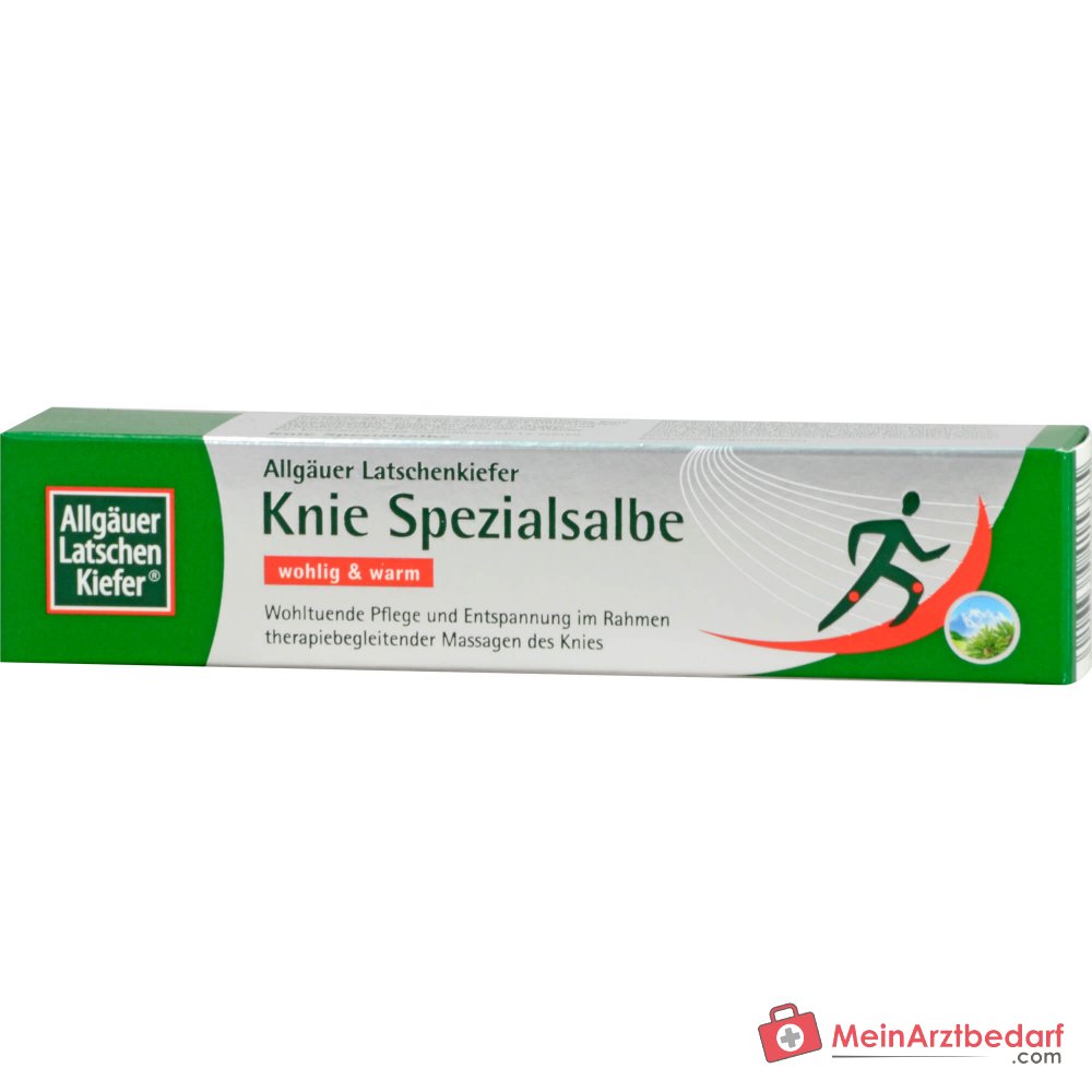 Allgäuer Latschenkiefer Knie Spezialsalbe Latschenkiefernöl / Campher / Panthenol / Allantoin Salbe, 50 ml.