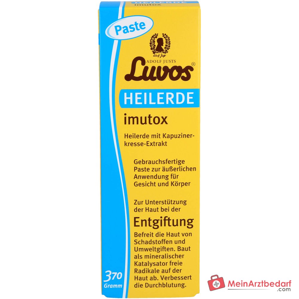 Luvos Heilerde imutox Paste mit Kapuzinerkresse-Extrakt, 370 g.