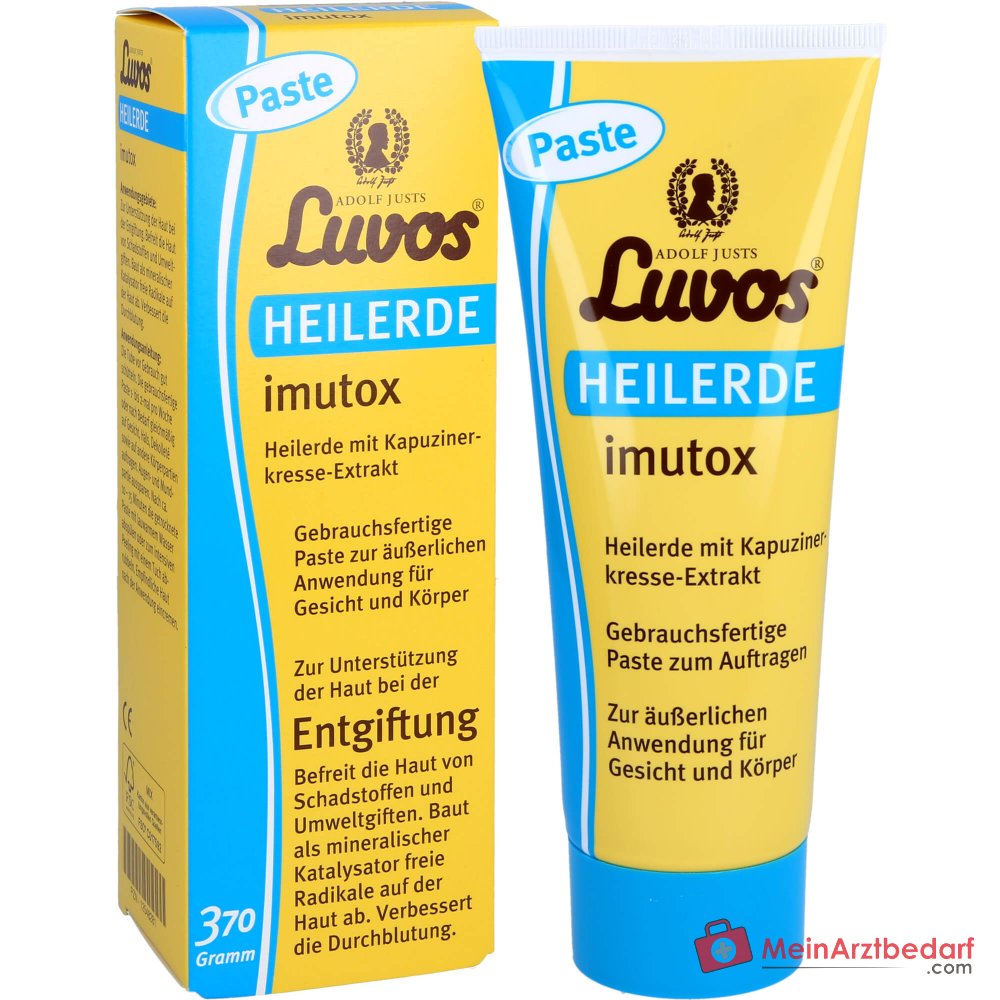 Luvos Heilerde imutox Paste mit Kapuzinerkresse-Extrakt, 370 g.
