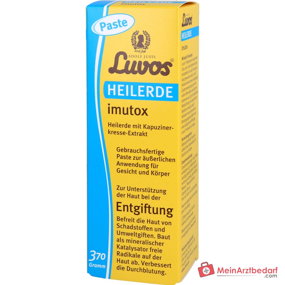 Luvos Heilerde imutox Paste mit Kapuzinerkresse-Extrakt, 370 g.