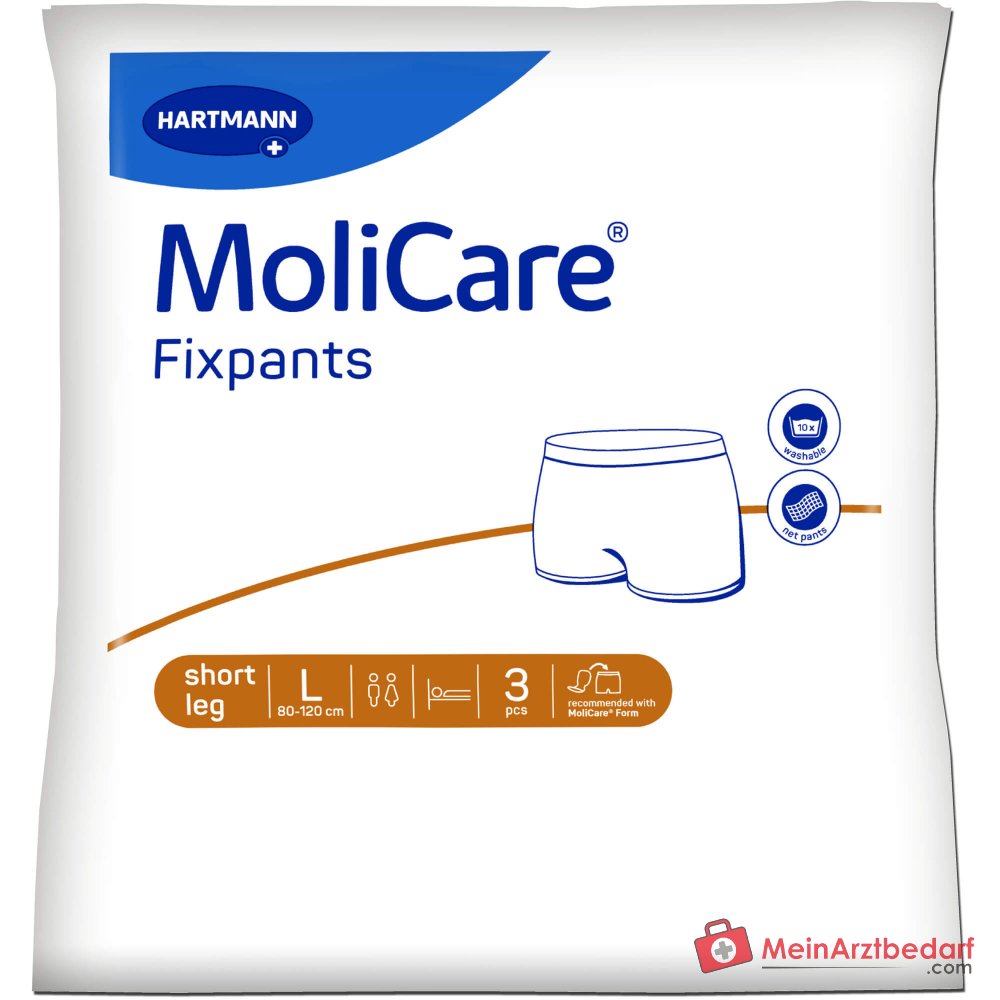 MoliCare® Fixpants korte broekspijpen mesh maat L (80-120 cm) niet-steriel medisch hulpmiddel klasse I