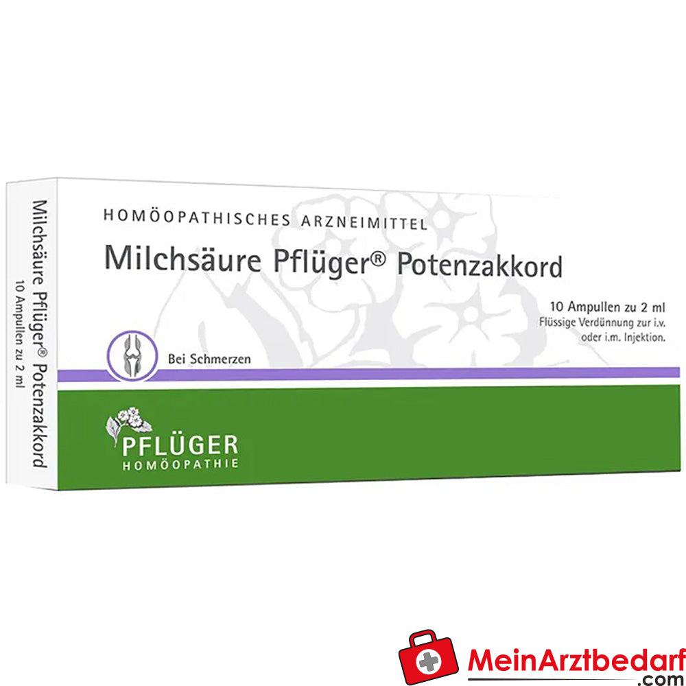 Milchsäure Pflüger® Potenzakkord.